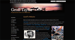 Desktop Screenshot of geofftaylor-artist.com