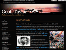 Tablet Screenshot of geofftaylor-artist.com